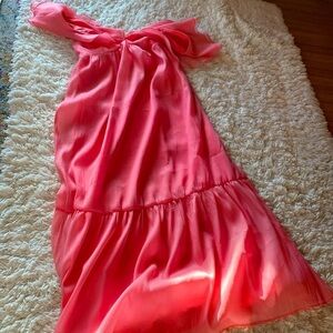 Hot Pink Maxi Dress On Twelfth Size L